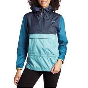The North Face Women's Navy Teal Aqua Pullover Ski Jacket